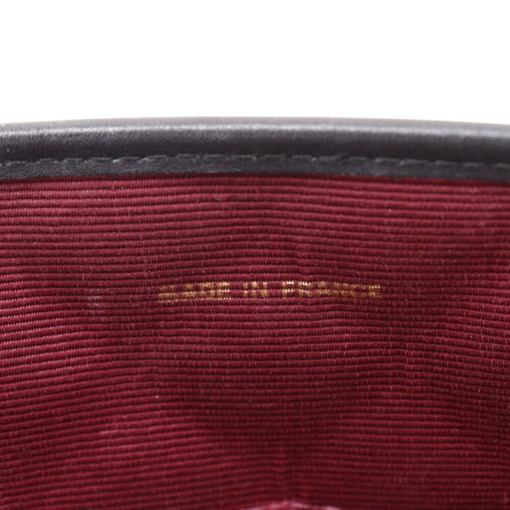 CHANEL Black Lambskin Leather Pochette Shoulder Bag - Picture 11 of 16